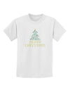Merry Christmas Sparkles Childrens T-Shirt-Childrens T-Shirt-TooLoud-White-X-Small-Davson Sales