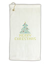 Merry Christmas Sparkles Micro Terry Gromet Golf Towel 16 x 25 inch-Golf Towel-TooLoud-White-Davson Sales