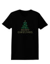 Merry Christmas Sparkles Womens Dark T-Shirt-TooLoud-Black-X-Small-Davson Sales