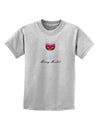 Merry Merlot Text Childrens T-Shirt-Childrens T-Shirt-TooLoud-AshGray-X-Small-Davson Sales