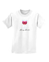 Merry Merlot Text Childrens T-Shirt-Childrens T-Shirt-TooLoud-White-X-Small-Davson Sales