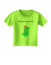 Merry Rexmas T-Rex Dinosaur Christmas Toddler T-Shirt-Toddler T-Shirt-TooLoud-Lime-Green-2T-Davson Sales