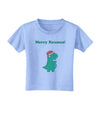 Merry Rexmas T-Rex Dinosaur Christmas Toddler T-Shirt-Toddler T-Shirt-TooLoud-Aquatic-Blue-2T-Davson Sales