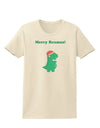 Merry Rexmas T-Rex Dinosaur Christmas Womens T-Shirt-Womens T-Shirt-TooLoud-Natural-X-Small-Davson Sales