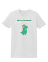 Merry Rexmas T-Rex Dinosaur Christmas Womens T-Shirt-Womens T-Shirt-TooLoud-White-X-Small-Davson Sales