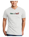 Mexcellent Flag Color - Cinco De Mayo Adult V-Neck T-shirt-Mens V-Neck T-Shirt-TooLoud-White-Small-Davson Sales