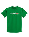 Mexcellent Flag Color - Cinco De Mayo Childrens Dark T-Shirt-Childrens T-Shirt-TooLoud-Kelly-Green-X-Small-Davson Sales