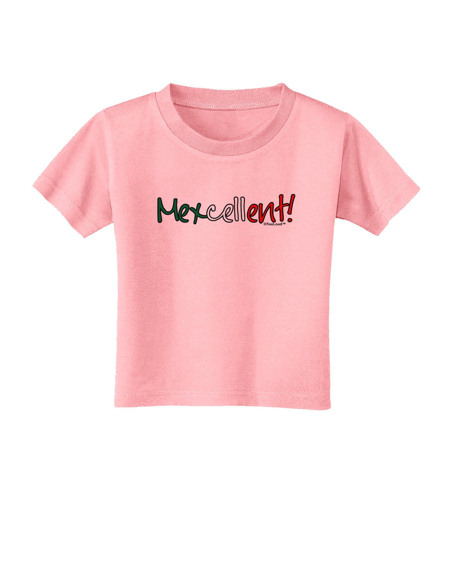 Mexcellent Flag Color - Cinco De Mayo Toddler T-Shirt-Toddler T-Shirt-TooLoud-White-2T-Davson Sales