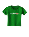 Mexcellent Flag Color - Cinco De Mayo Toddler T-Shirt Dark-Toddler T-Shirt-TooLoud-Clover-Green-2T-Davson Sales