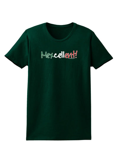 Mexcellent Flag Color - Cinco De Mayo Womens Dark T-Shirt-TooLoud-Forest-Green-Small-Davson Sales