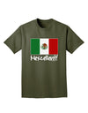 Mexcellent - Mexican Flag Adult Dark T-Shirt-Mens T-Shirt-TooLoud-Military-Green-Small-Davson Sales