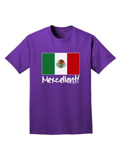 Mexcellent - Mexican Flag Adult Dark T-Shirt-Mens T-Shirt-TooLoud-Purple-Small-Davson Sales