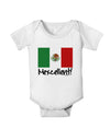 Mexcellent - Mexican Flag Baby Romper Bodysuit-Baby Romper-TooLoud-White-06-Months-Davson Sales