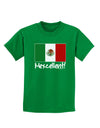 Mexcellent - Mexican Flag Childrens Dark T-Shirt-Childrens T-Shirt-TooLoud-Kelly-Green-X-Small-Davson Sales