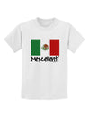 Mexcellent - Mexican Flag Childrens T-Shirt-Childrens T-Shirt-TooLoud-White-X-Small-Davson Sales