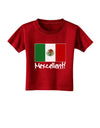 Mexcellent - Mexican Flag Toddler T-Shirt Dark-Toddler T-Shirt-TooLoud-Red-2T-Davson Sales