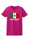 Mexcellent - Mexican Flag Womens Dark T-Shirt-TooLoud-Hot-Pink-Small-Davson Sales