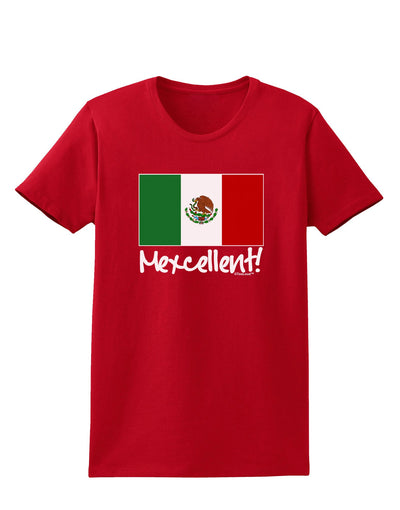 Mexcellent - Mexican Flag Womens Dark T-Shirt-TooLoud-Red-X-Small-Davson Sales