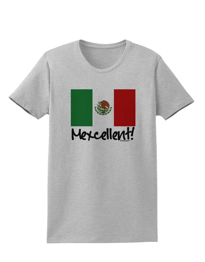 Mexcellent - Mexican Flag Womens T-Shirt-Womens T-Shirt-TooLoud-AshGray-X-Small-Davson Sales