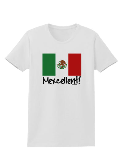 Mexcellent - Mexican Flag Womens T-Shirt-Womens T-Shirt-TooLoud-White-X-Small-Davson Sales