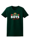 Mexican Boys Love Me Womens Dark T-Shirt-TooLoud-Forest-Green-Small-Davson Sales