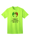 Mexican Extraterrestrial Text Adult T-Shirt: A Unique Fusion of Culture and Cosmos-Mens T-shirts-TooLoud-Neon-Green-Small-Davson Sales