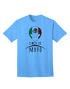 Mexican Extraterrestrial Text Adult T-Shirt: A Unique Fusion of Culture and Cosmos-Mens T-shirts-TooLoud-Aquatic-Blue-Small-Davson Sales