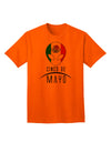 Mexican Extraterrestrial Text Adult T-Shirt: A Unique Fusion of Culture and Cosmos-Mens T-shirts-TooLoud-Orange-Small-Davson Sales