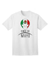 Mexican Extraterrestrial Text Adult T-Shirt: A Unique Fusion of Culture and Cosmos-Mens T-shirts-TooLoud-White-Small-Davson Sales