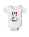 Mexican Extraterrestrial Text Baby Romper Bodysuit-Baby Romper-TooLoud-White-06-Months-Davson Sales