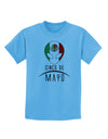 Mexican Extraterrestrial Text Childrens T-Shirt-Childrens T-Shirt-TooLoud-Aquatic-Blue-X-Small-Davson Sales