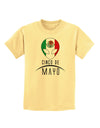 Mexican Extraterrestrial Text Childrens T-Shirt-Childrens T-Shirt-TooLoud-Daffodil-Yellow-X-Small-Davson Sales