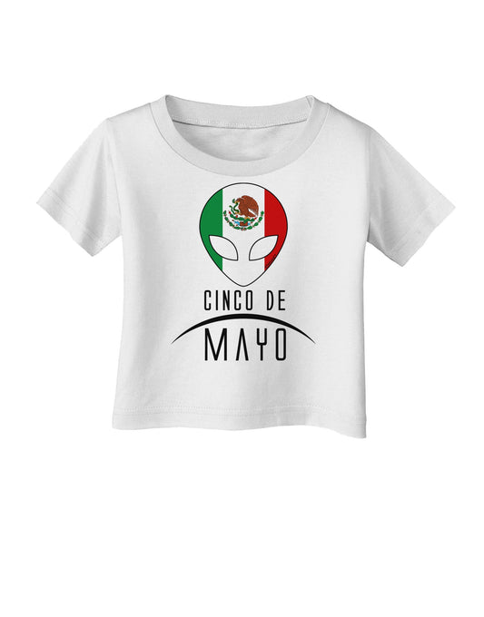 Mexican Extraterrestrial Text Infant T-Shirt-Infant T-Shirt-TooLoud-White-06-Months-Davson Sales