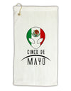 Mexican Extraterrestrial Text Micro Terry Gromet Golf Towel 16 x 25 inch by TooLoud-Golf Towel-TooLoud-White-Davson Sales