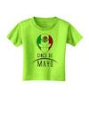 Mexican Extraterrestrial Text Toddler T-Shirt-Toddler T-Shirt-TooLoud-Lime-Green-2T-Davson Sales