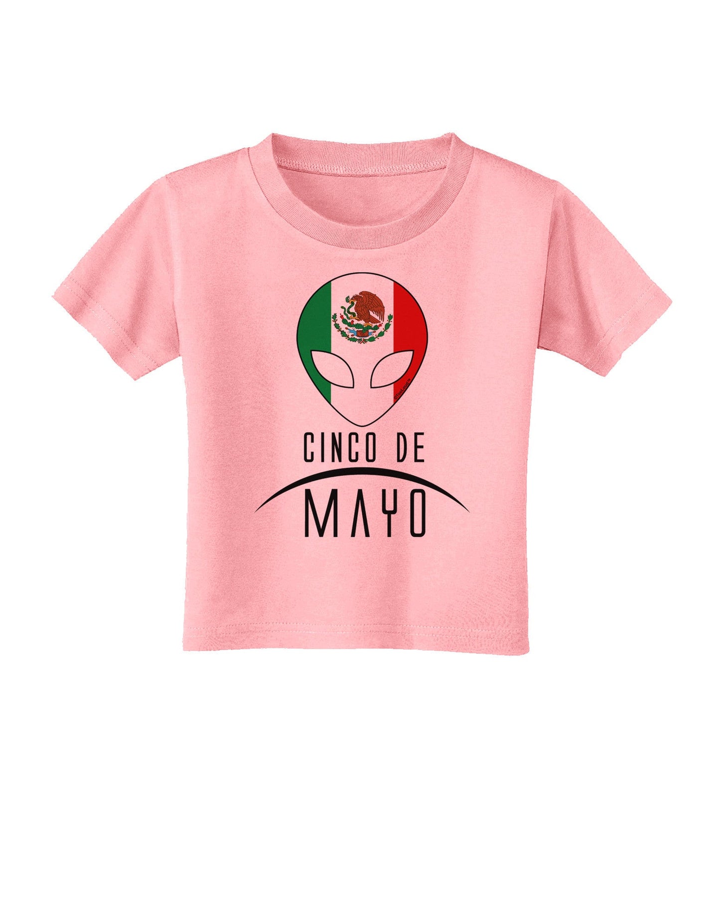 Mexican Extraterrestrial Text Toddler T-Shirt-Toddler T-Shirt-TooLoud-Candy-Pink-2T-Davson Sales