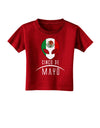 Mexican Extraterrestrial Text Toddler T-Shirt Dark-Toddler T-Shirt-TooLoud-Red-2T-Davson Sales