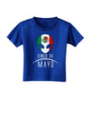 Mexican Extraterrestrial Text Toddler T-Shirt Dark-Toddler T-Shirt-TooLoud-Royal-Blue-2T-Davson Sales