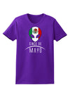 Mexican Extraterrestrial Text Womens Dark T-Shirt-TooLoud-Purple-X-Small-Davson Sales