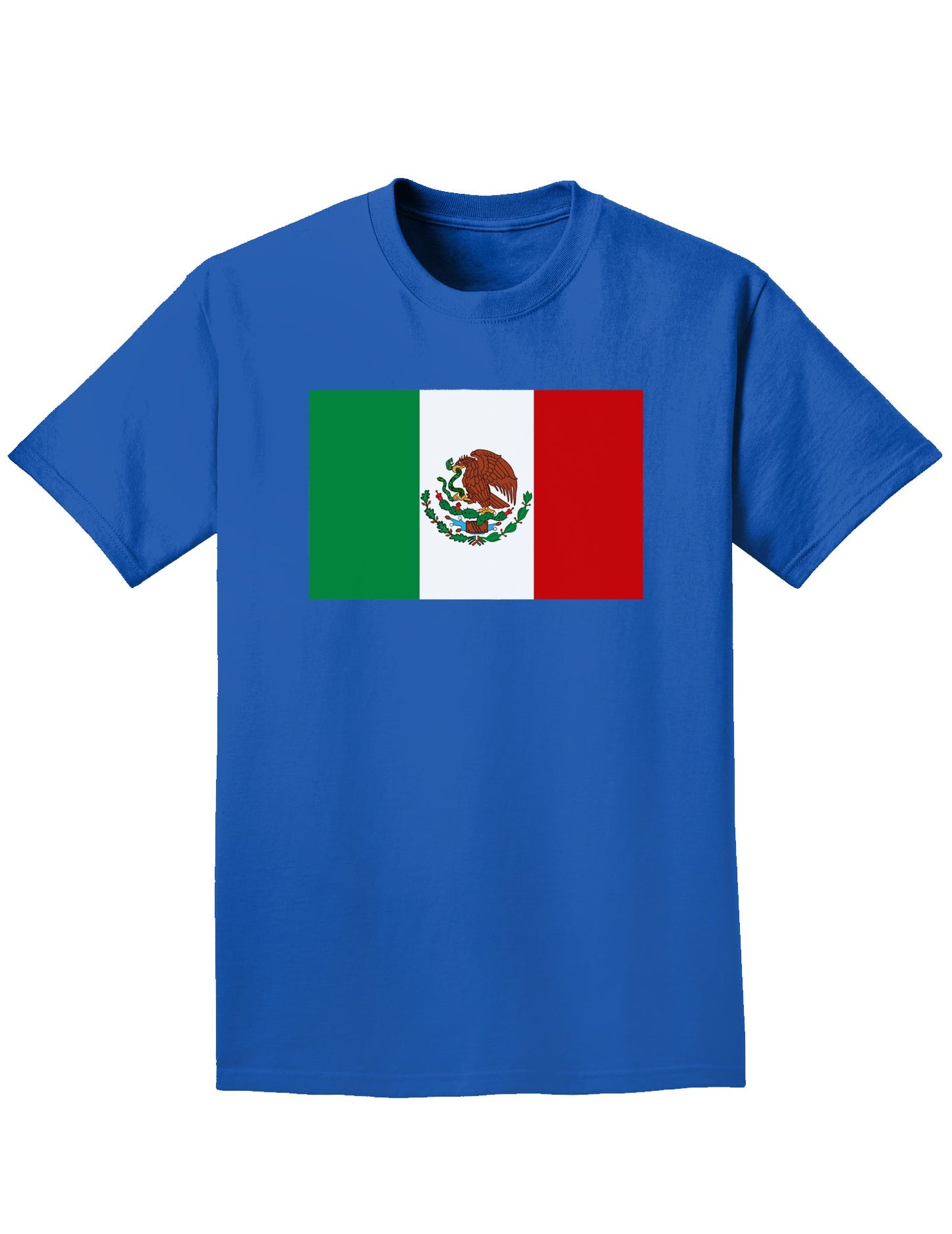 Mexican Flag Adult Dark T-Shirt-Mens T-Shirt-TooLoud-Royal-Blue-Small-Davson Sales