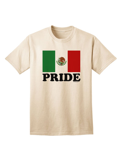 Mexican Flag Adult T-Shirt: A Celebration of Mexican Heritage by TooLoud-Mens T-shirts-TooLoud-Natural-Small-Davson Sales