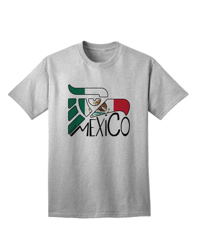 Mexican Flag Adult T-Shirt featuring the Iconic Mexico Eagle Symbol by TooLoud-Mens T-shirts-TooLoud-AshGray-Small-Davson Sales