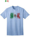 Mexican Flag Adult T-Shirt with Distressed Design-Mens T-shirts-TooLoud-Light-Blue-Small-Davson Sales