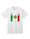 Mexican Flag App Icon Adult T-Shirt - A Vibrant and Patriotic Addition to Your Wardrobe by TooLoud-Mens T-shirts-TooLoud-White-Small-Davson Sales