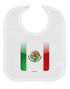 Mexican Flag App Icon Baby Bib by TooLoud