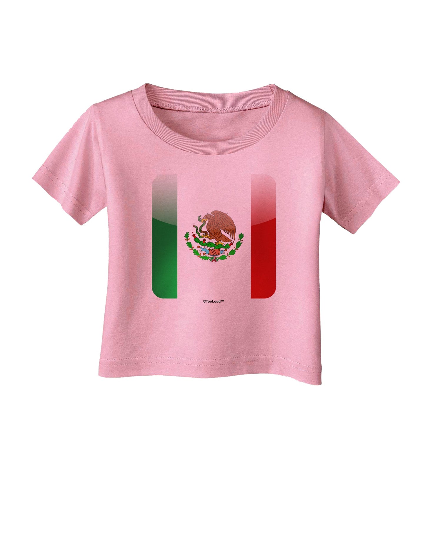 Mexican Flag App Icon Infant T-Shirt by TooLoud-Infant T-Shirt-TooLoud-Candy-Pink-06-Months-Davson Sales