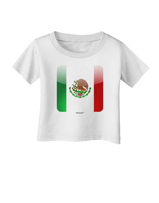 Mexican Flag App Icon Infant T-Shirt by TooLoud-Infant T-Shirt-TooLoud-White-06-Months-Davson Sales