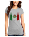 Mexican Flag App Icon Juniors T-Shirt by TooLoud-Womens Juniors T-Shirt-TooLoud-Ash-Gray-Juniors Fitted X-Small-Davson Sales