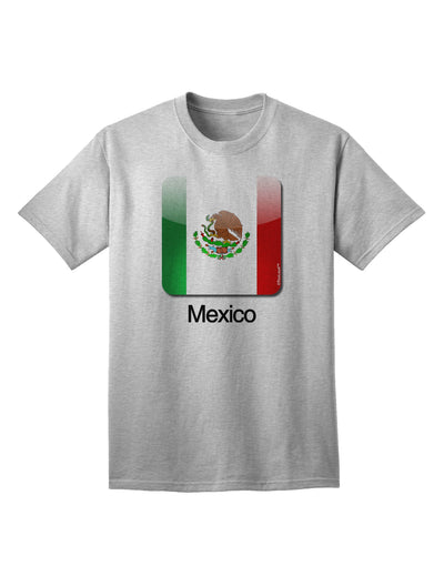 Mexican Flag App Icon - Stylish Adult T-Shirt by TooLoud-Mens T-shirts-TooLoud-AshGray-Small-Davson Sales