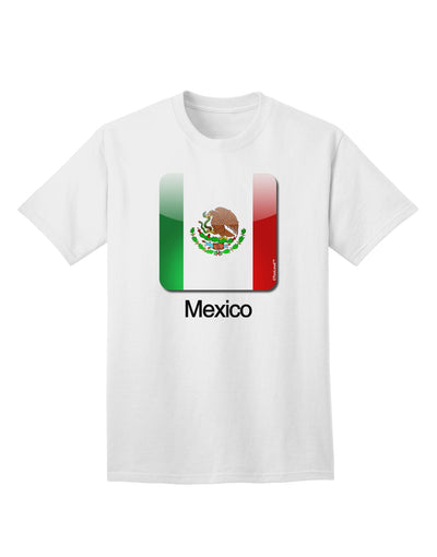 Mexican Flag App Icon - Stylish Adult T-Shirt by TooLoud-Mens T-shirts-TooLoud-White-Small-Davson Sales